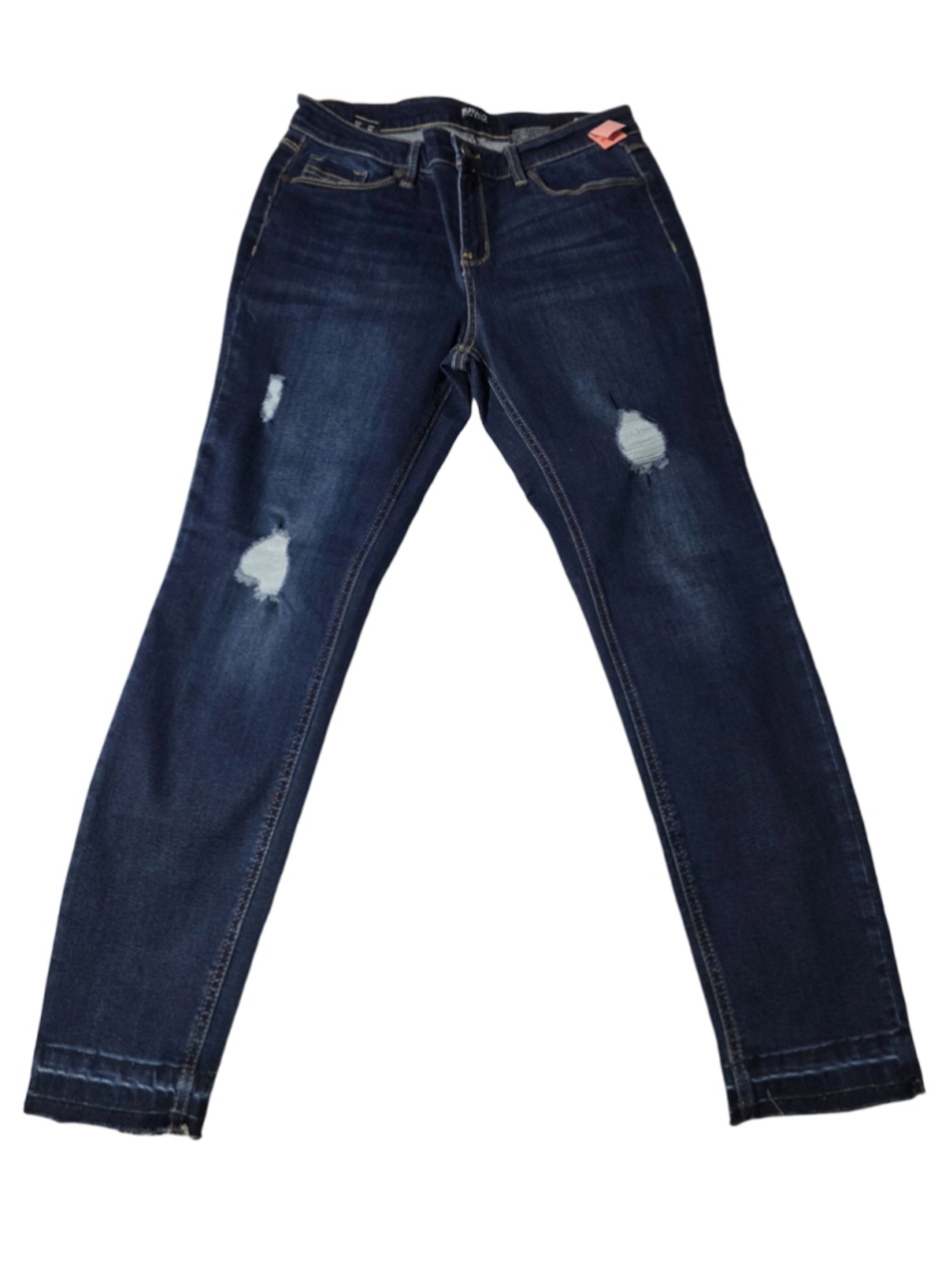 Women's Buffalo David Bitton Skinny Jeans Size 8 Blue Rip & Repair